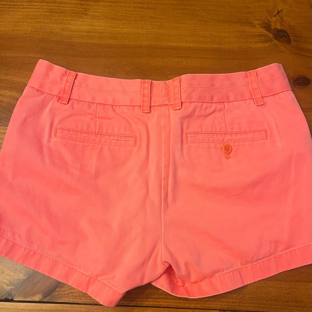 J. Crew Coral Chino Shorts - Picture 3 of 4